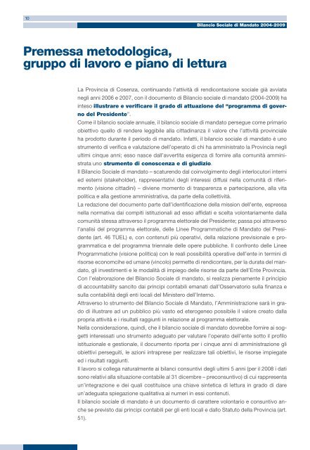 scarica versione in PDF - Provincia di Cosenza