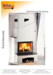 Kaminbausatz Strassburg - Feuer & Flamme Kaminöfen