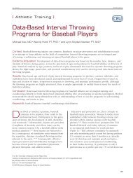 Interval Throwing Program - BallCharts.com