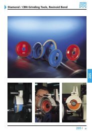 Diamond / CBN Grinding Tools, Resinoid Bond - Rerom