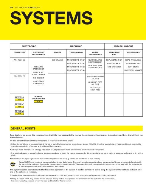 MT 01_07.indd - tech mavic