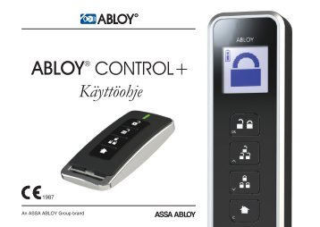 ABLOYÂ® CONTROL+ KÃ¤yttÃ¶ohje - Abloy Oy