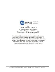 1 How to Become a Company Account Manager Using myASE (rev ...