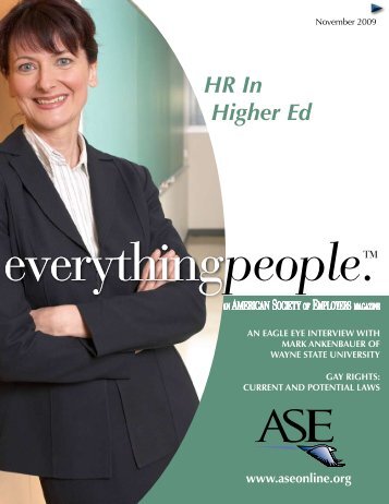 HR In Higher Ed - American Society of Employers