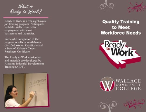 What is Ready to Work? - Wallace Community College