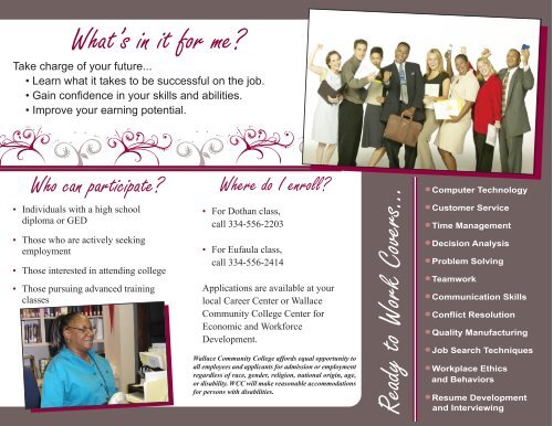 What is Ready to Work? - Wallace Community College