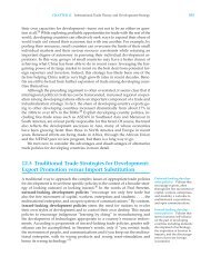 12.5 Traditional Trade Strategies for Development: Export Promotion ...