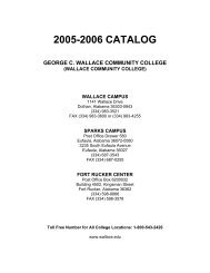 2005-2006 CATALOG - Wallace Community College