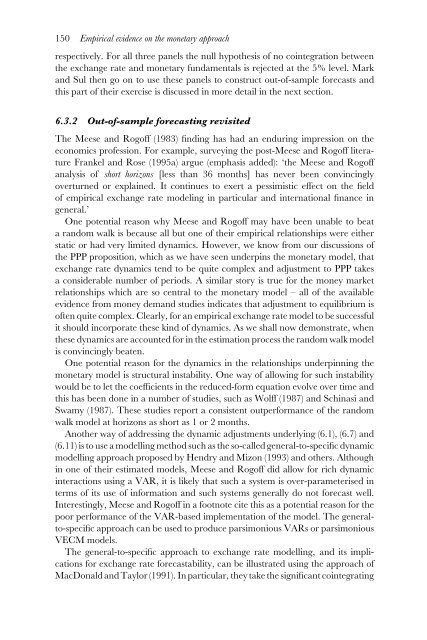 Exchange Rate Economics: Theories and Evidence