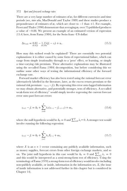 Exchange Rate Economics: Theories and Evidence