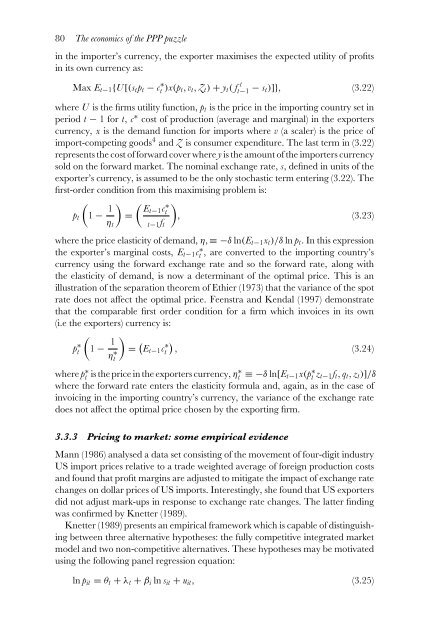 Exchange Rate Economics: Theories and Evidence