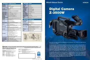 Digital Camera Z-3500W - ValTech Video DOO