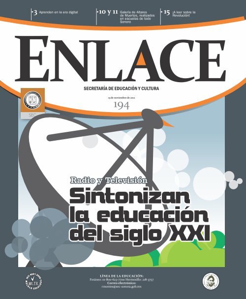 Enlace NÂ° 194 La cultura en los rincones escolares - SecretarÃ­a de ...