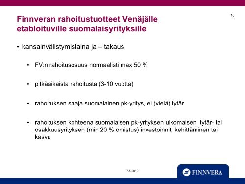 Yritysten rahoitusmahdollisuuksia lainoin, takauksin ja ... - Sitra