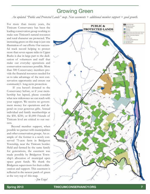 Common Ground Newsletter - Tinicum Conservancy