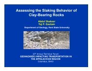 Assessing the Slaking Behavior of Clay-Bearing Rocks - Marshall ...