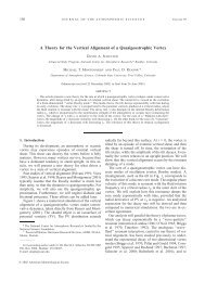 A Theory for the Vertical Alignment of a Quasigeostrophic Vortex