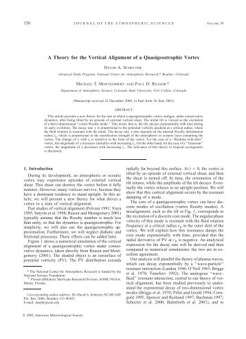 A Theory for the Vertical Alignment of a Quasigeostrophic Vortex