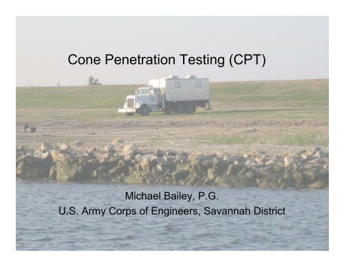 Cone Penetration Testing (CPT)