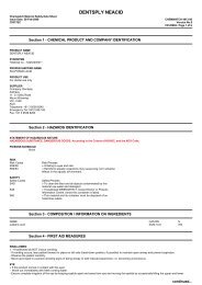 Chemwatch Australian MSDS 4613-90 Dentsply Neacid