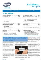 Excipients Insight - IPEC Europe
