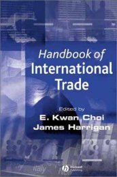 Blackwell,.Handbook of International Trade, Volume I.[2003 ...