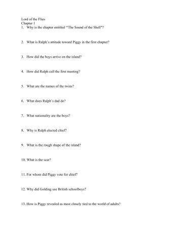 Bowen-LotF Questions