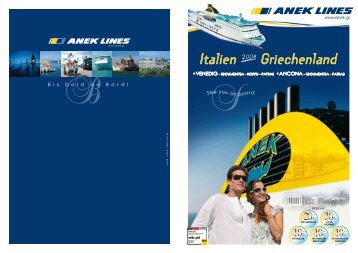 Italien Griechenland - ANEK Lines