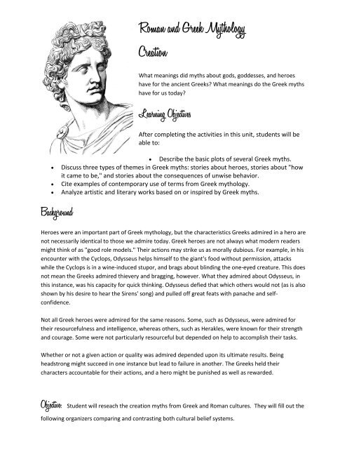 Myths Et Heros Myths Et Heros