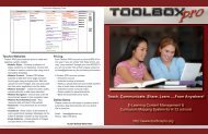 Download brochure PDF - Toolbox PRO