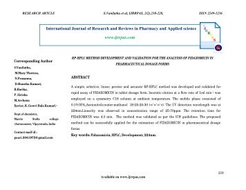 RP-HPLC-Method-Development-And-Validation-For-The-Analyisis-Of-Fidaxomicin-In-Pharmaceutical-Dosage-Forms