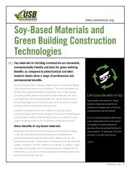 Soy-Based Materials and Green Building ... - Soy New Uses