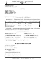 MSDS Sheet - H2Oco.com