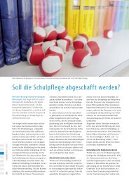 Soll die Schulpflege abgeschafft werden? - ALV