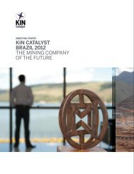 kin catalyst brazil 2012 the mining company of the future - Kellogg ...