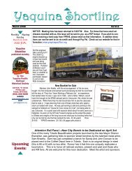 Yaquina Shortline March - Yaquina Pacific Railroad Historical Society
