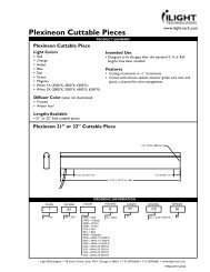 Plexineon Cuttable Pieces - iLight Technologies