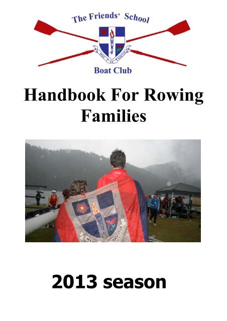 Rowing Handbook 2013 - The Friends' School
