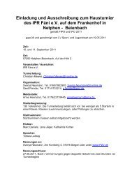 Einladung und Ausschreibung - Islandpferde Reitverein FÃ¡ni eV