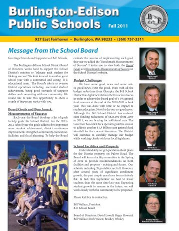 BE Newsletter Winter 2011.indd - Burlington-Edison School District