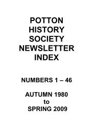 Issues 1 - Potton History Society