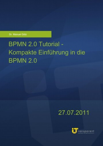 Bpmn 2 0 tutorial business process modeling notation deutsch