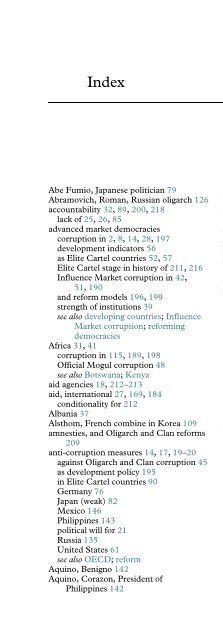 CORRUPTION Syndromes of Corruption