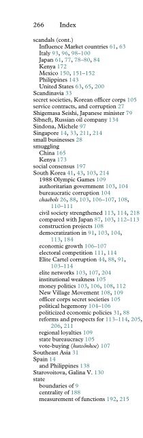 CORRUPTION Syndromes of Corruption