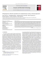 Designing the substrate specificity of d-hydantoinase using ... - KAIST