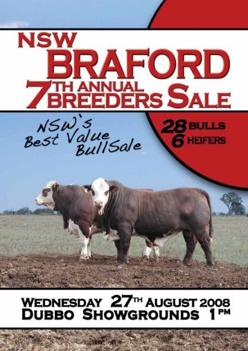NSW Braford Breeders 7th Annual Sale