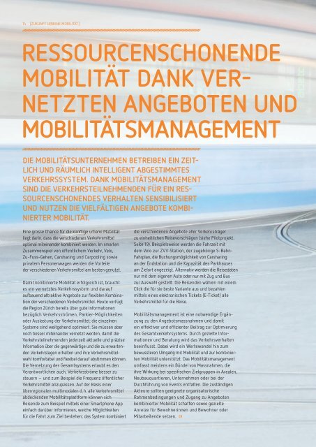 Schlussbericht Projekt Zukunft urbane MobilitÃ¤t (PDF 4 MB)