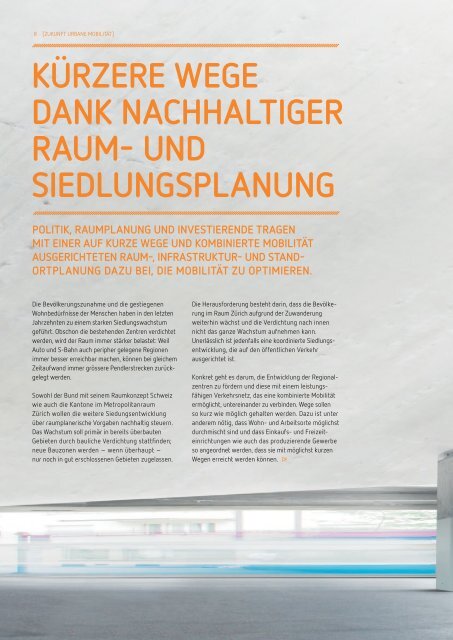 Schlussbericht Projekt Zukunft urbane MobilitÃ¤t (PDF 4 MB)