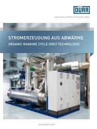 DÃ¼rr Cyplan - Stromerzeugung aus AbwÃ¤rme