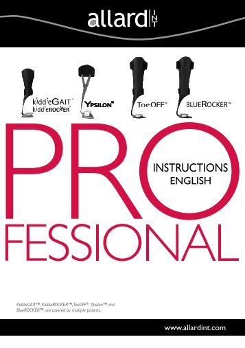 Professional Instructions ToeOFF Family - Allard International